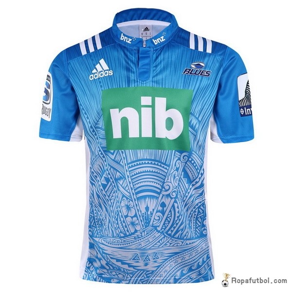 Camiseta Rugby Blues Replica Segunda Ropa 2017 Azul